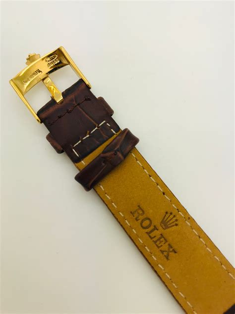 replacement rolex leather strap|genuine Rolex leather straps.